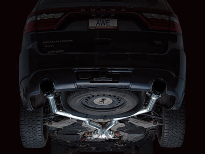 AWE Tuning 11-24 Dodge Durango 5.7L Track Edition Exhaust w/ Diamond Black Tips 3020-33575