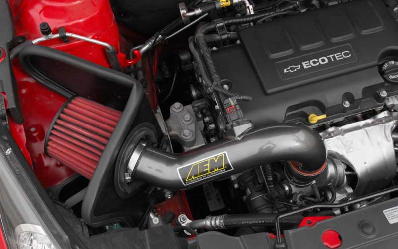 AEM Induction AEM 2011-2014 Chevrolet Cruze 1.4L - Cold Air Intake System - Gunmetal Gray 21-744C