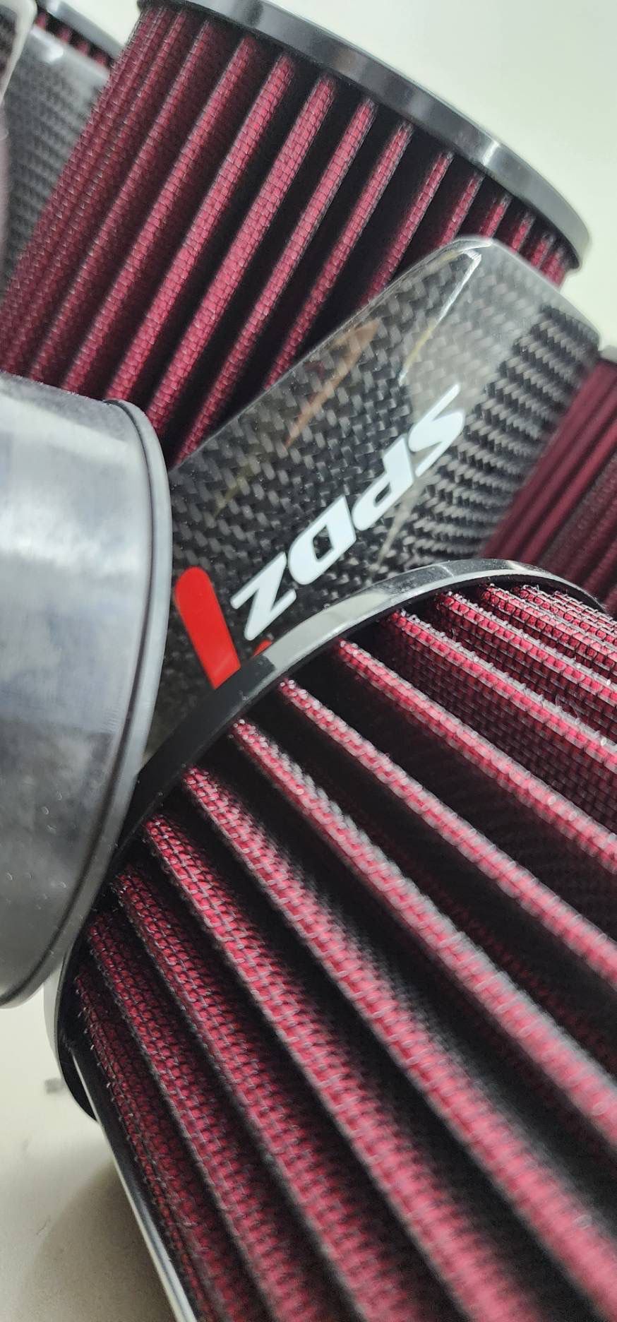 SPDZ1 Carbon Cover High Velocity 3” Inlet Intake Filter