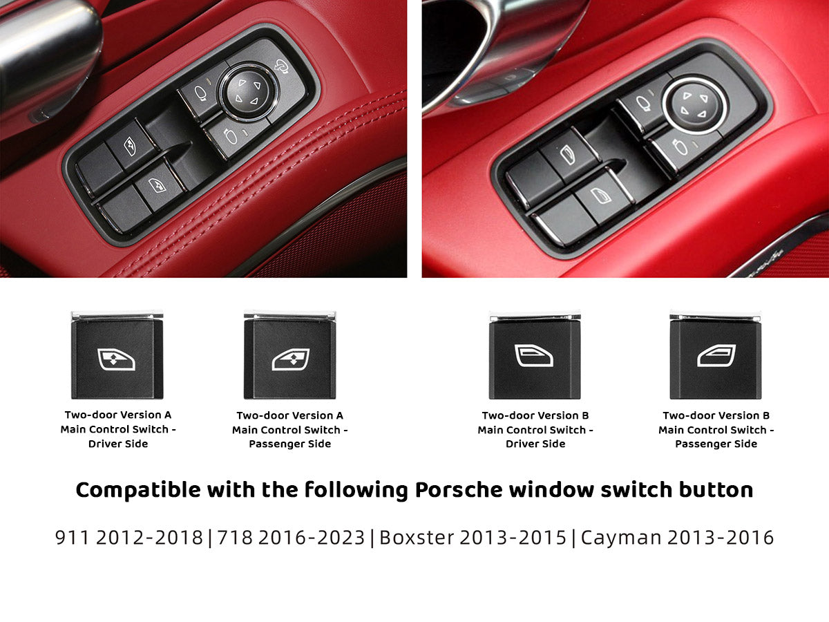 AutoTecknic Replacement Interior Window Switch Button - Porsche