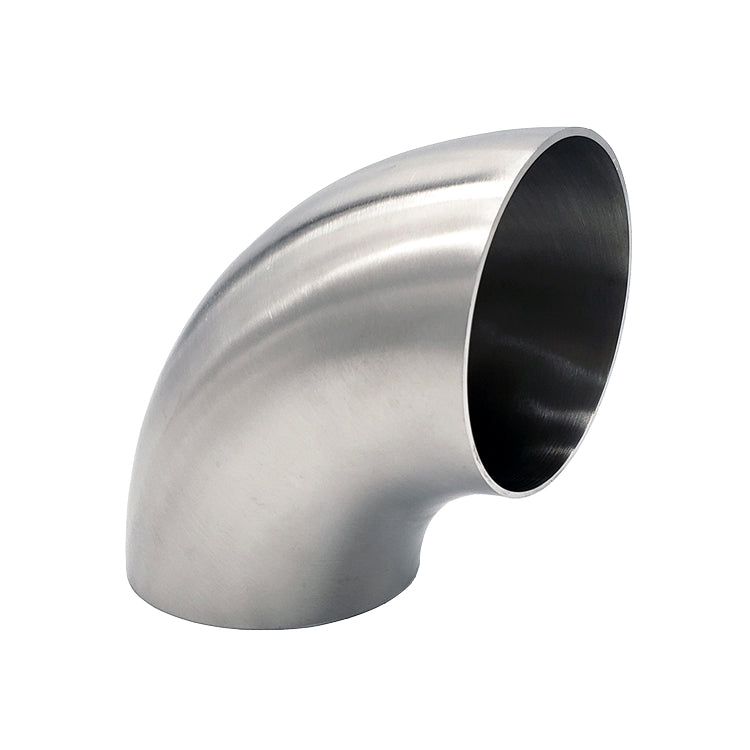 1.500" 16ga Tight Radius 90° Mandrel Bend- (1.500" CLR) - Brushed Finish - 304 Stainless