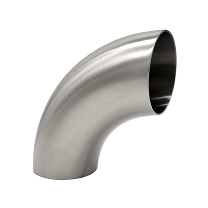 1.250" 16ga 90° Mandrel Bend - (1.875" CLR) - Brushed Finish - 304 Stainless