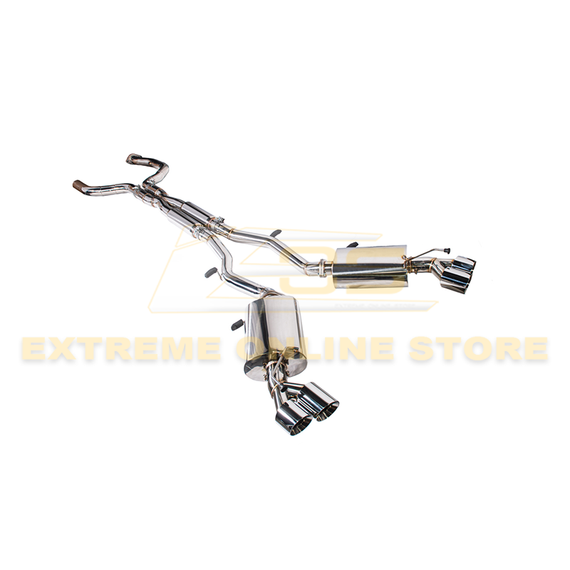 EOS 2016-PRESENT CHEVROLET CAMARO V8 COUPE QUAD TIPS CAT BACK EXHAUST