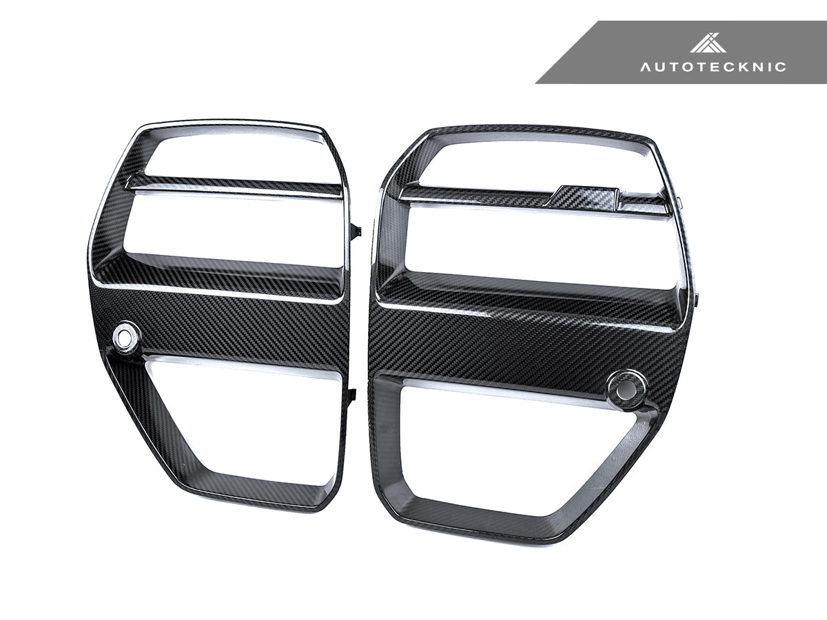 AutoTecknic Dry Carbon Motorsport V1 Front Grille Set - G80 M3 | G82/ G83 M4