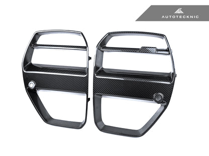 AutoTecknic Dry Carbon Motorsport V1 Front Grille Set - G80 M3 | G82/ G83 M4