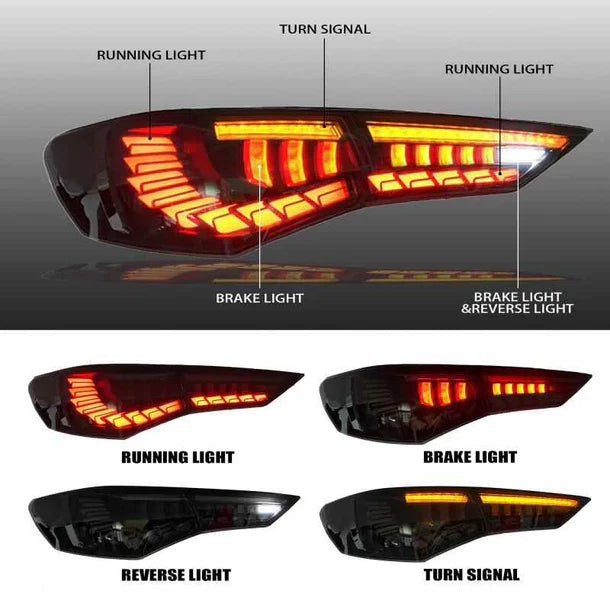 NTXGlow Jewel Style Tail Lights (2020-2023 Nissan Sentra)