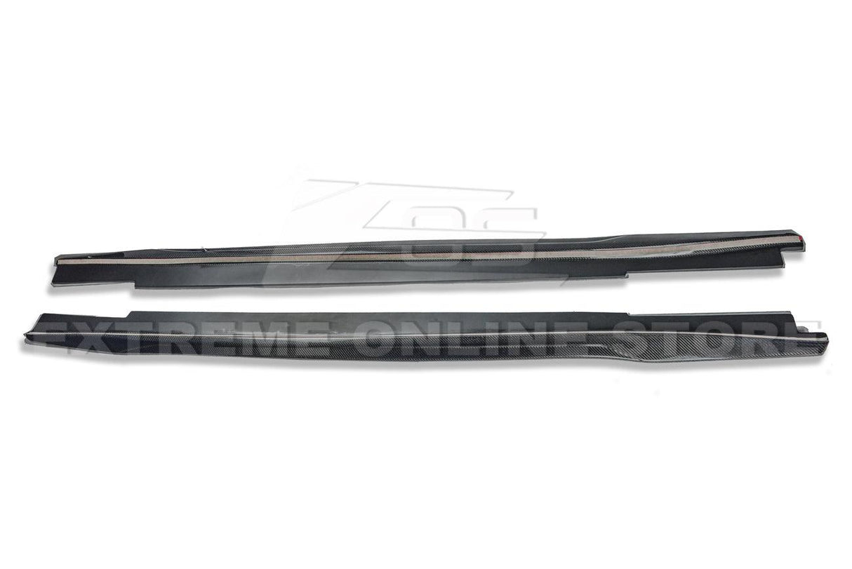 2016-Present Cadillac CTS-V Carbon Fiber Front Splitter Wheel Arch& Side Skirts Rockerst