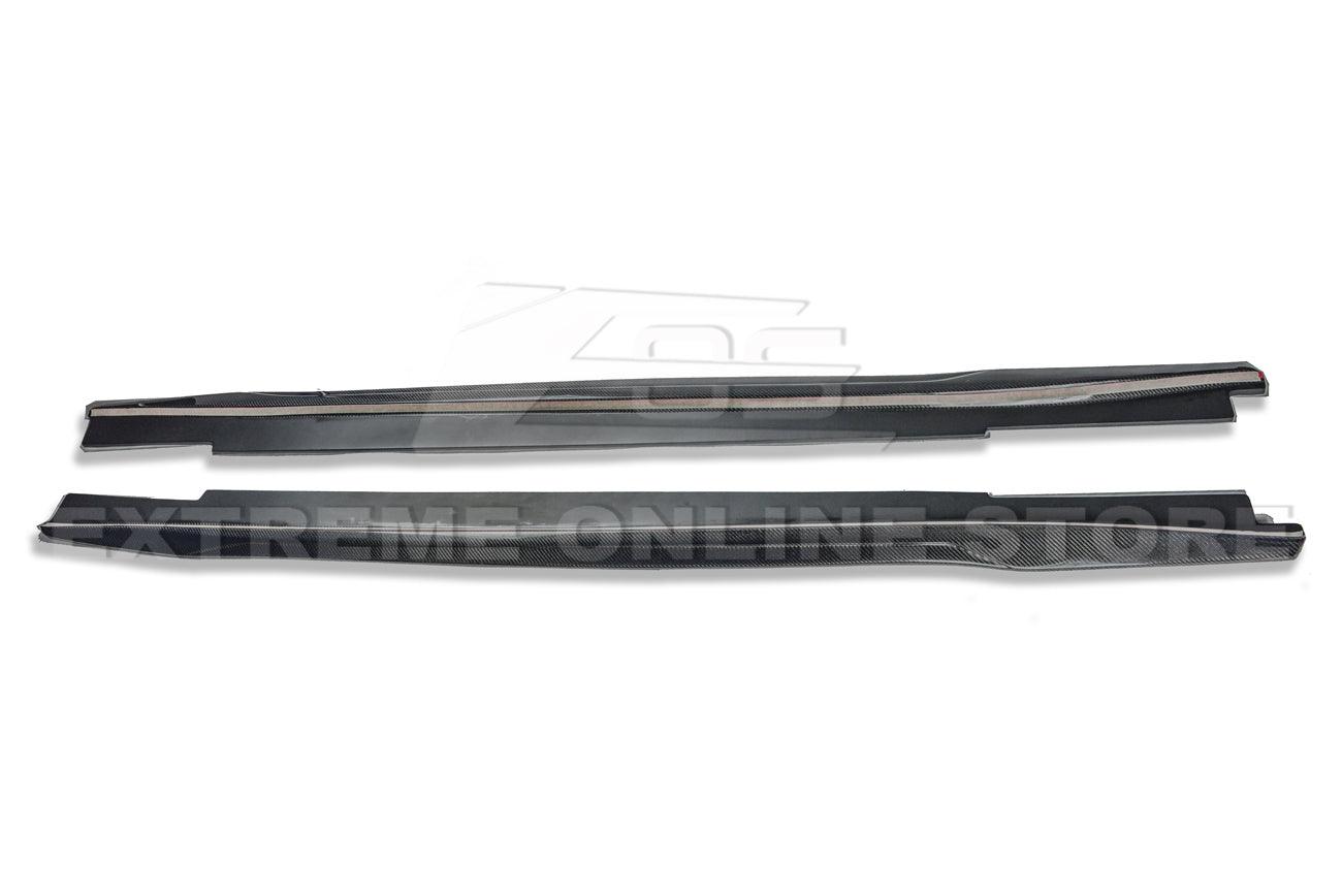 2016-Present Cadillac CTS-V Carbon Fiber Front Splitter Wheel Arch& Side Skirts Rockerst