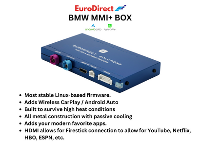 BMW MMI+ Apple CarPlay / Android Auto (ALL 2009 - 2021)