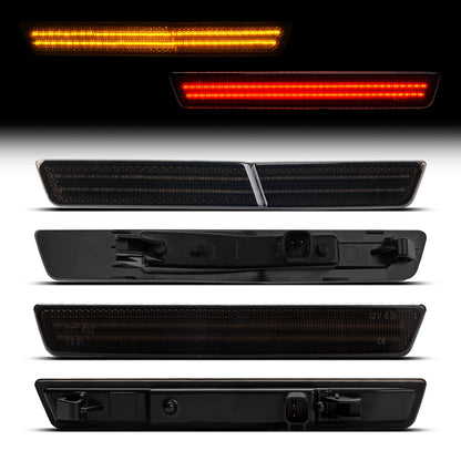 CHALLENGER WIDEBODY 15-23 FRONT/REAR DYNAMIC SMOKED LED SIDE MARKERS