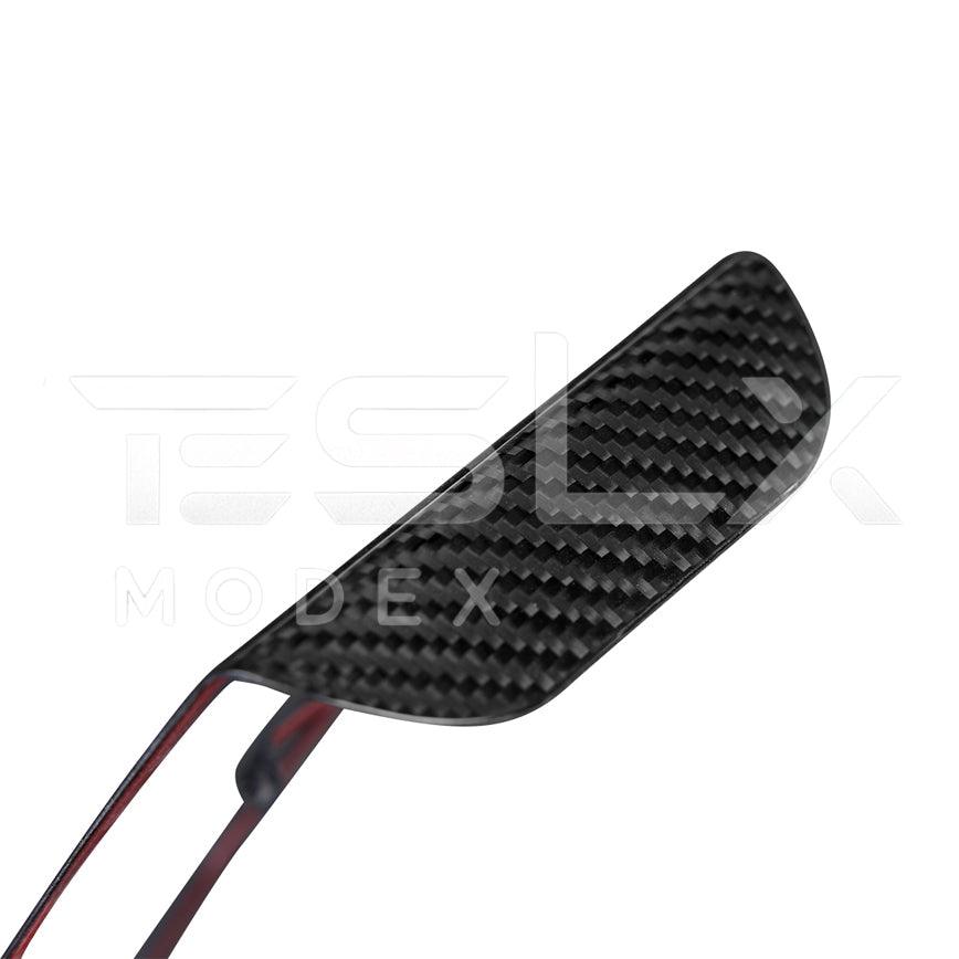 2024-Up Tesla Model 3 Carbon Fiber Interior Water Cup Frame