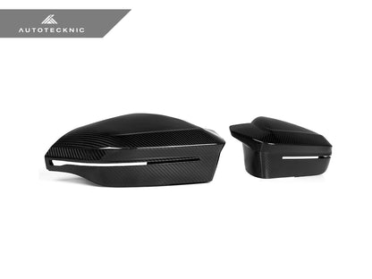 AutoTecknic M-Inspired Dry Carbon Mirror Cap Set - BMW G60 5-Series | G70 7-Series