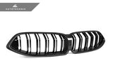 AutoTecknic Dry Carbon Dual-Slats Front Grille - G14/ G15/ G16 8-Series