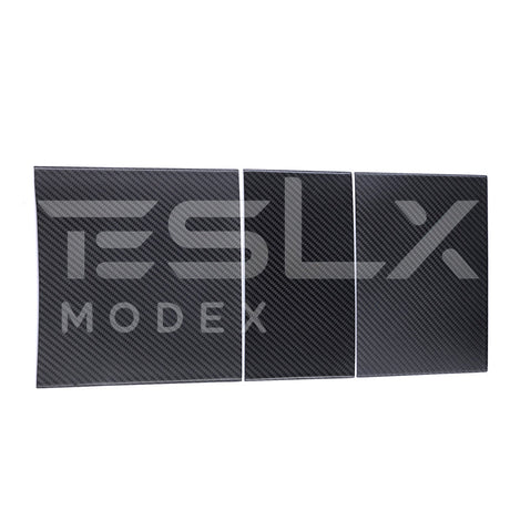 EOS 2024-Up Tesla Model 3 Carbon Fiber Interior Central Storage Box Cover