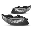 NTXGlow Black Housing Reflector Headlights (2004-2008 Acura TSX)