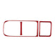 JDMuscle [22-25 WRX] P&S Series Carbon Fiber Cupholder Inner Trim | Black Carbon Fiber/ Red Carbon Fiber