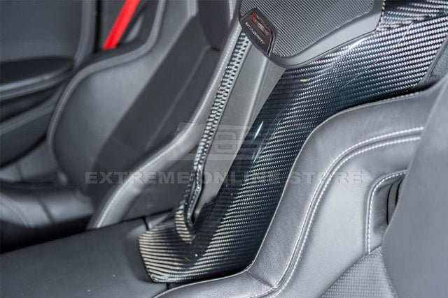 Chevrolet Corvette C8 Carbon Fiber Waterfall Console Cover