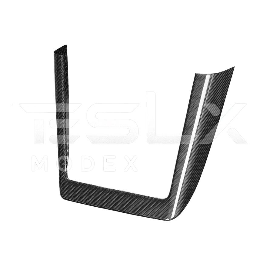2024-Up Tesla Model 3 Carbon Fiber Interior Center Console Frame