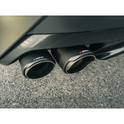 Akrapovic 2019 BMW Z4 M40i (G29) Slip-On Line (Titanium) w/Carbon Fiber Tips S-BM/T/9H