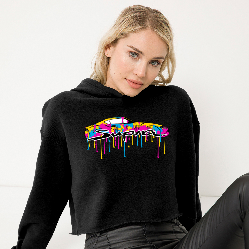 Drippy Supra Women's Cropped Hoodie