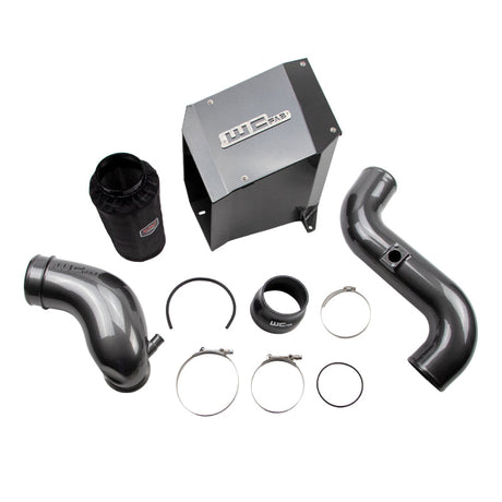 Wehrli 2004.5-2005 LLY Duramax 4in Intake Kit with Air Box Stage 2 WCFab- Grey