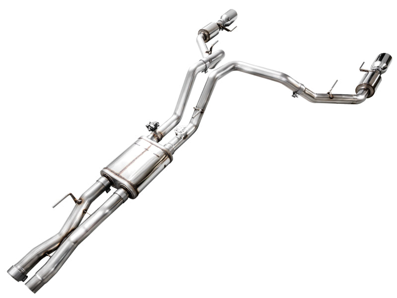 AWE Tuning AWE Gen 3 Raptor R SwitchPath Exhaust - Chrome Silver Tips 3025-32852