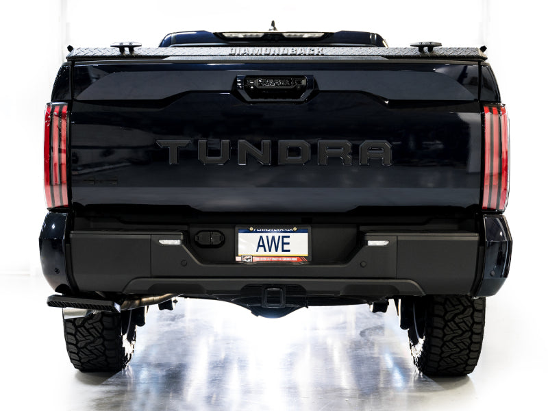 AWE Tuning AWE 0FG Exhaust for 3rd Gen Toyota Tundra - Dual Chrome Silver Tips 3015-32063