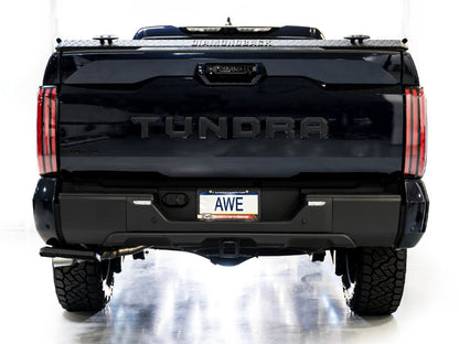 AWE Tuning AWE 0FG Exhaust for 3rd Gen Toyota Tundra - Dual Chrome Silver Tips 3015-32063