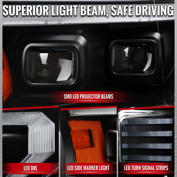 NTXGLOW RGB LED headlights (2015 - 2017 Ford F150)