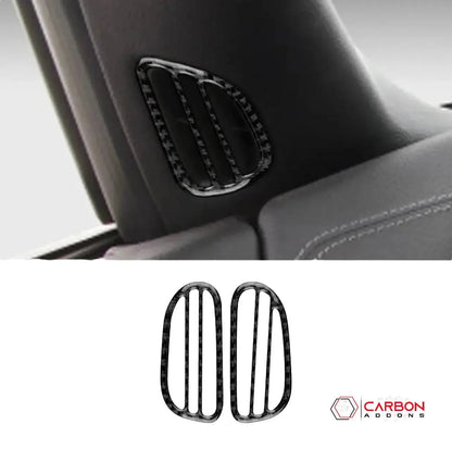 [2pcs] Real Carbon A-Pillar AC Vent Trim Overlay | C6 2005-2013 Corvette