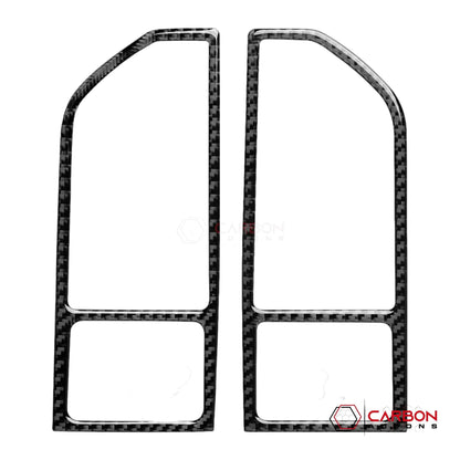 [2pcs] Real Carbon Dash Center AC Vent Trim Overlay | 2015-2020 F150