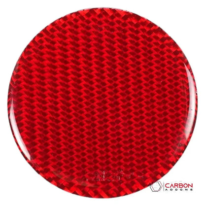 [2pcs] Real Carbon Fiber Door Speaker Trim Overlay for 2011+ Dodge Durango
