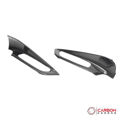 C8 Corvette 2020+ Real Carbon Fiber Window Switch Outer Trim Panel Frame Cover