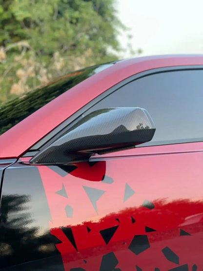 [2pcs Set] Carbon Fiber Mirror Cover for Chevy Camaro 2010-2015