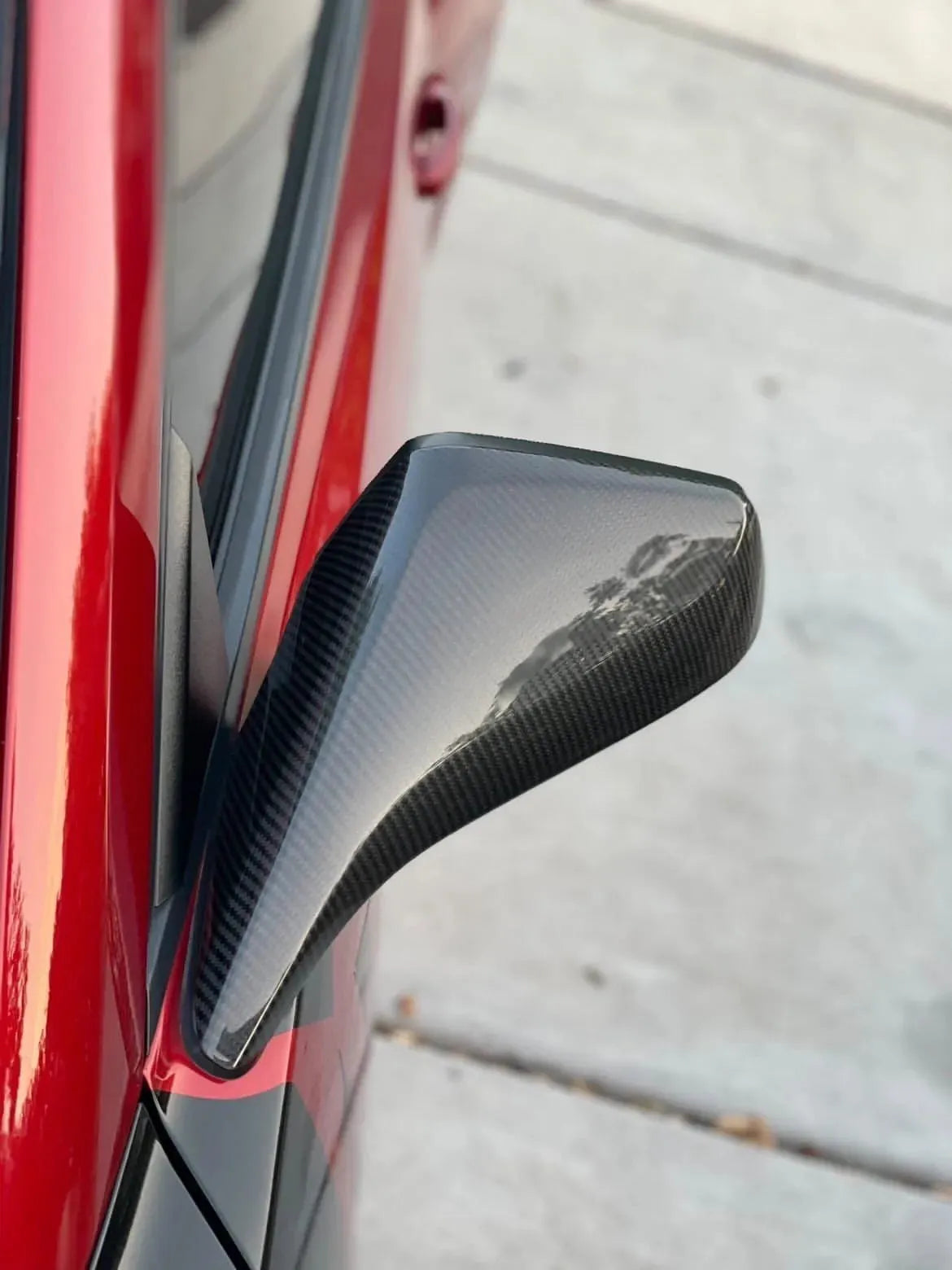 [2pcs Set] Carbon Fiber Mirror Cover for Chevy Camaro 2010-2015