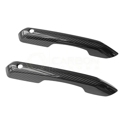 Real Carbon Fiber Exterior Door Handle Covers for 2024+ Ford Mustang