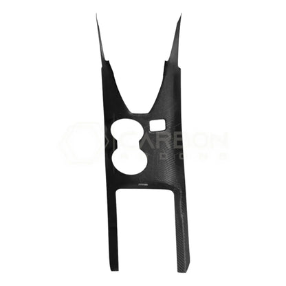 Real Carbon Fiber Center Console Trim Cover for 2024+ Ford Mustang