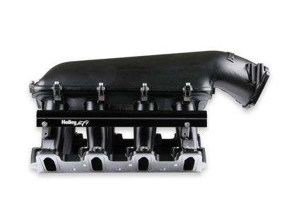 LS Hi-Ram EFI Manifold - Black GM LS1/LS2/LS6 - 92MM Throttle Body