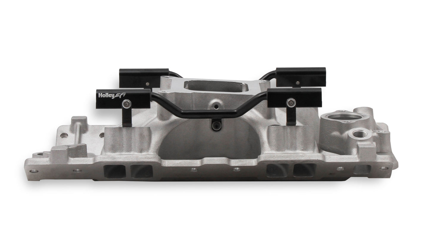 Holley EFI SBC 4150 Single Plane Fuel Injection Intake Manifold - Chevy Small Block V8 by The Tuner Store