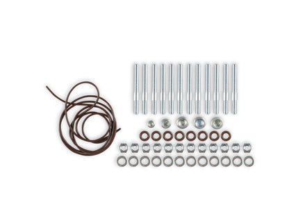 8.2" SBF Ford Hi-Ram Intake Manifold with 95mm 1986-95 Ford 5.0 Throttle Body Flange Side Mount Top. Black by The Tuner Store