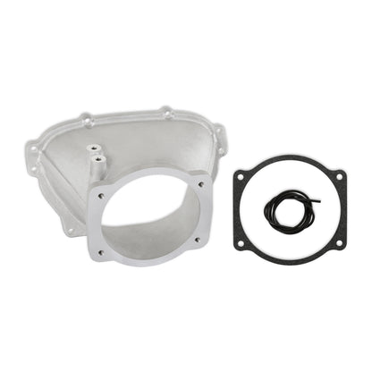 Ultra Lo-Ram 105MM Throttle Body Adapter- GM Gen V LT - Front-Feed Mount - Satin Finish