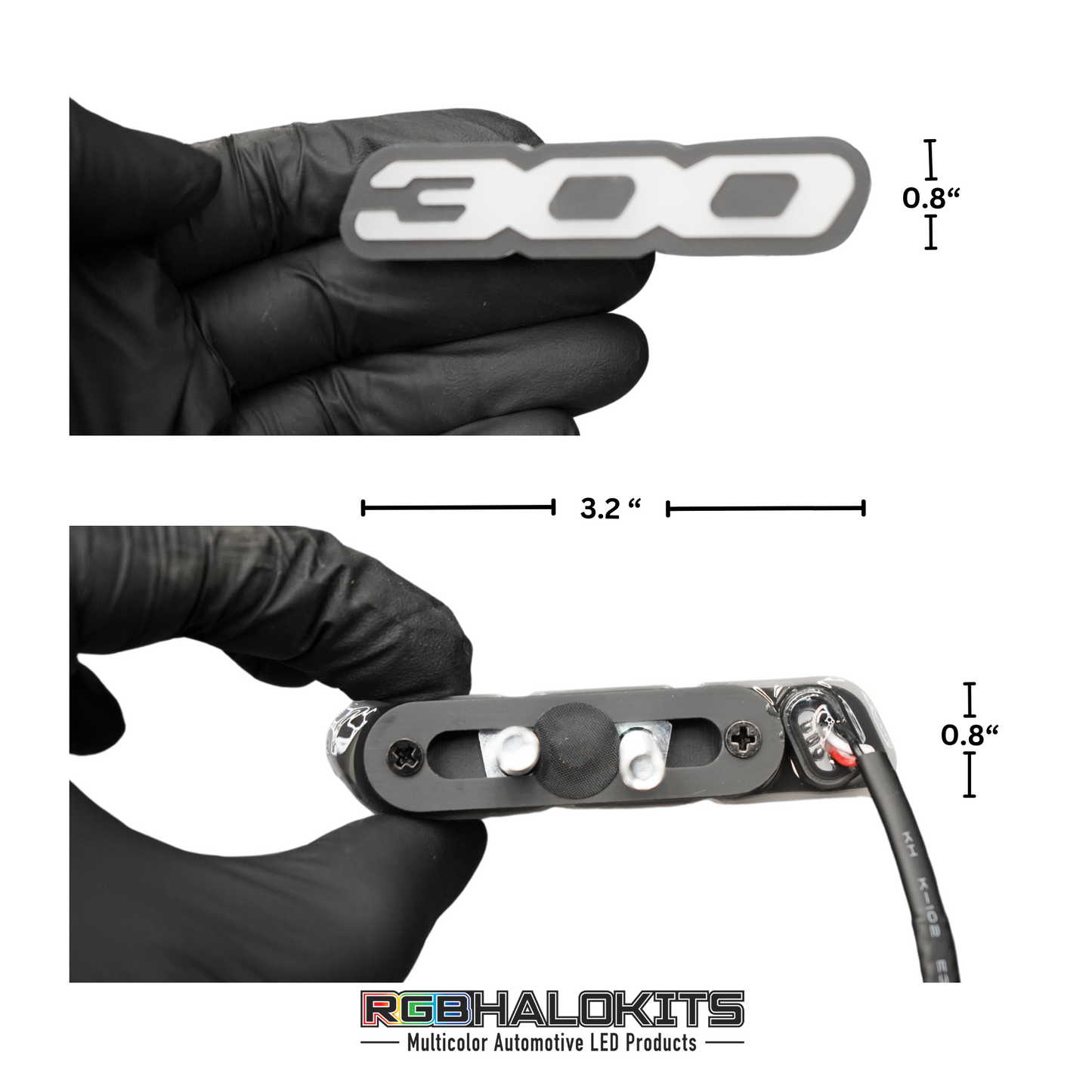 300 LED Badge: (Multicolor Flow)