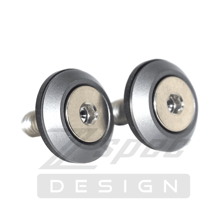 ZSPEC Convertible Deck Catch Fasteners for '93-96 Nissan 300zx, Titanium & Billet