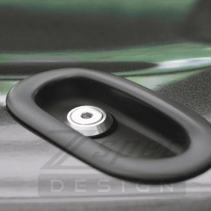 ZSPEC Convertible Deck Catch Fasteners for '93-96 Nissan 300zx, Titanium & Billet