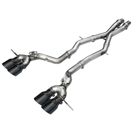 AWE Tuning Track Edition Exhaust | 4.5" Quad Diamond Black Tips BMW M2 2023-2025