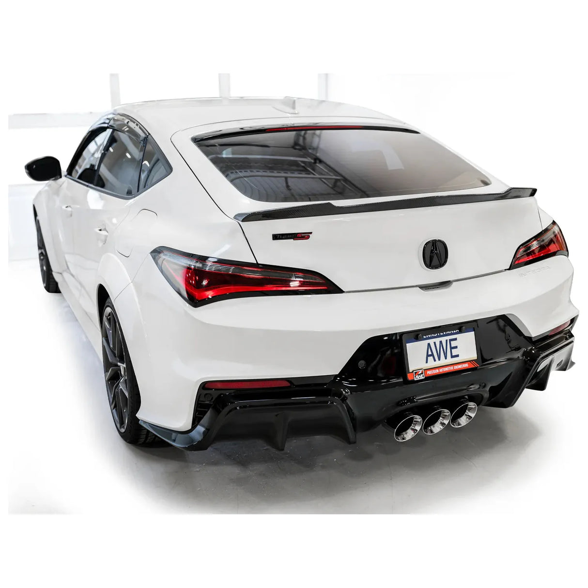 AWE Tuning 2024 Acura Integra Type S DE5 FWD Touring Edition Exhaust w/ Triple Chrome Silver Tips