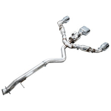 AWE 23-24 Toyota GR Corolla Track Edition Catback Exhaust - Chrome Silver Tips