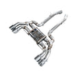 AWE SwitchPath Axleback Exhaust | Chrome Silver Tips BMW X3 M 2020-2024