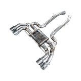 AWE SwitchPath Axleback Exhaust | Chrome Silver Tips BMW X3 M 2020-2024