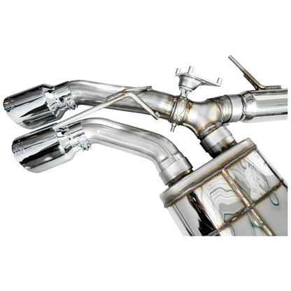 AWE Tuning 2021+ Cadillac CT4-V Blackwing SwitchPath Exhaust - Chrome Silver Tips
